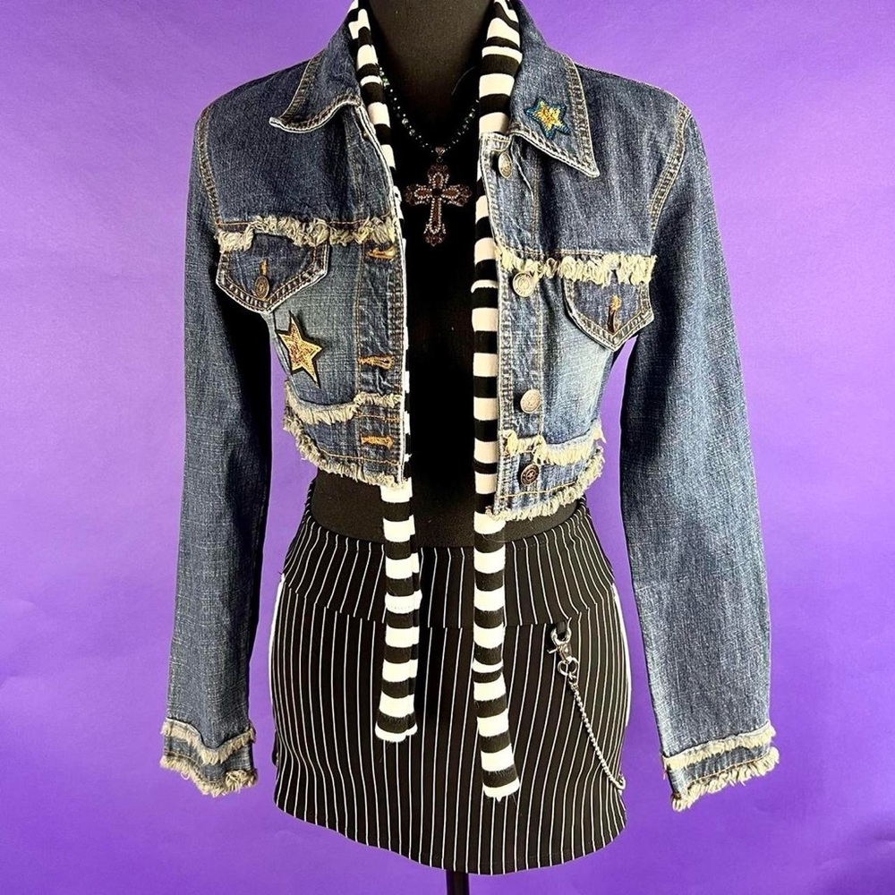 Reworked Vintage denim jacket